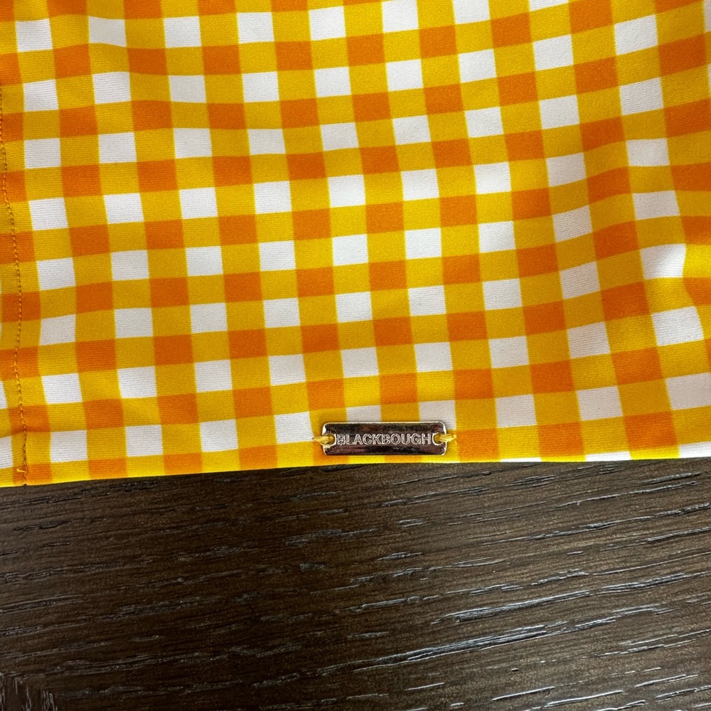Blackbough - Yellow Gingham Bandeau Swim Top - Picture 3 of 4